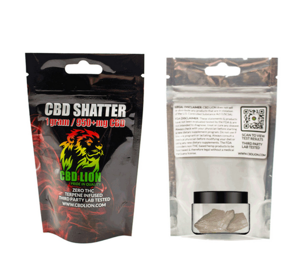 CBD Lion Shatter 1 gram
